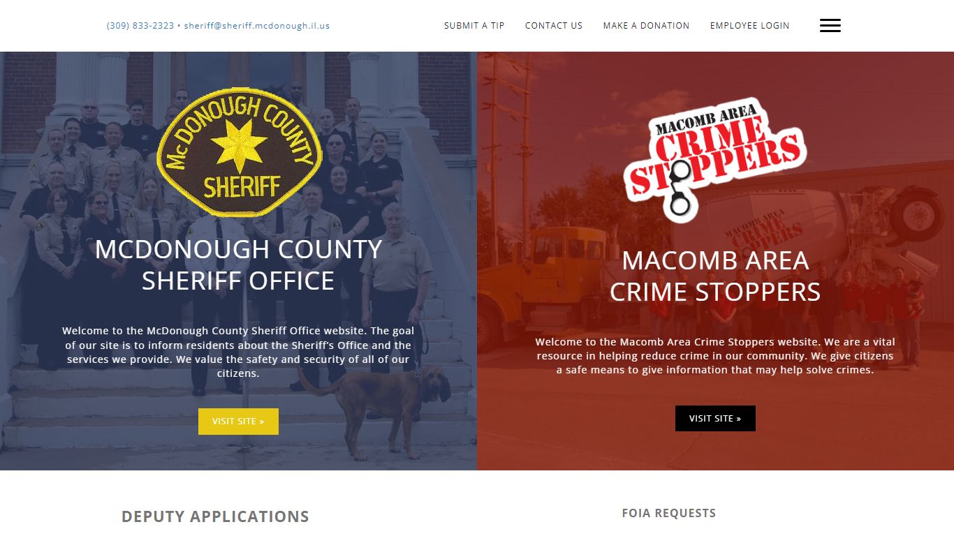 McDonough County Sheriff's Office / Macomb Area Crime Stoppers